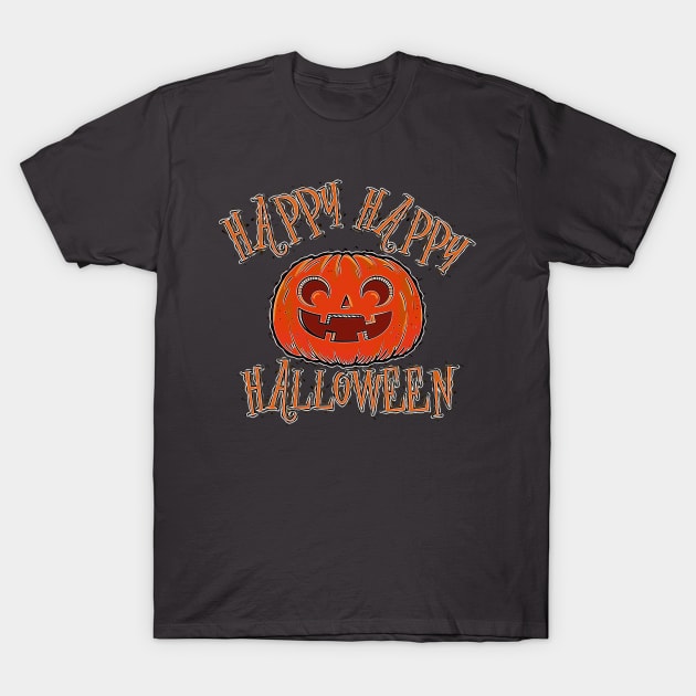 Happy Halloween T-Shirt by FurryBallBunny